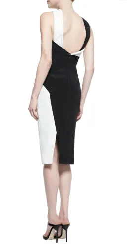 Rachel Gilbert Marique Beaded Colorblock Dress Black/Ivory Size 4/AU 14 for rent on The Volte - image 2