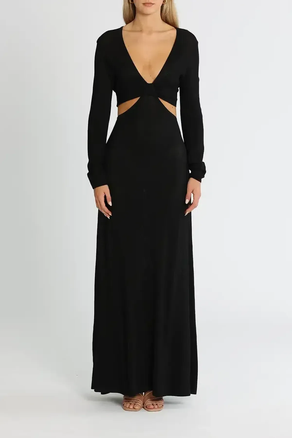 Camilla and Marc Alvar Knit Dress in Black Size 6 - Image 1