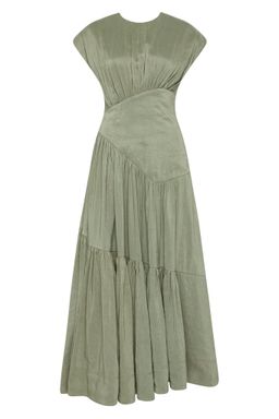 Aje Reflection Dress Green Size 8 for rent on The Volte - image 6