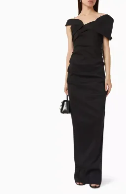 Rachel Gilbert Dahli Gown Black Size 3/ AU12 for rent on The Volte - image 1