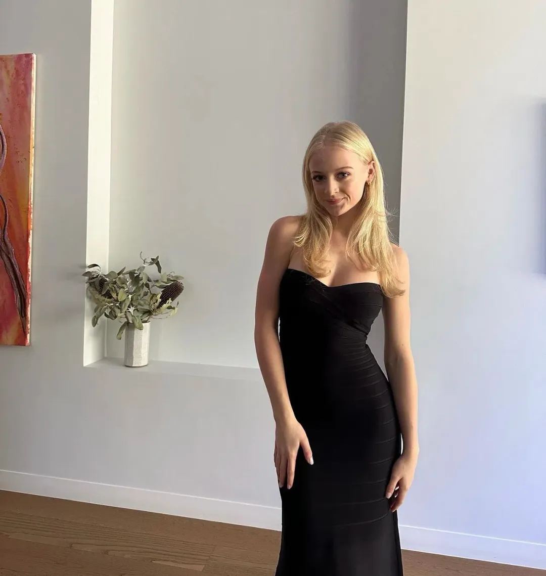 Herve Leger Black Sara Gown Size XS/AU6 for rent on The Volte - main image