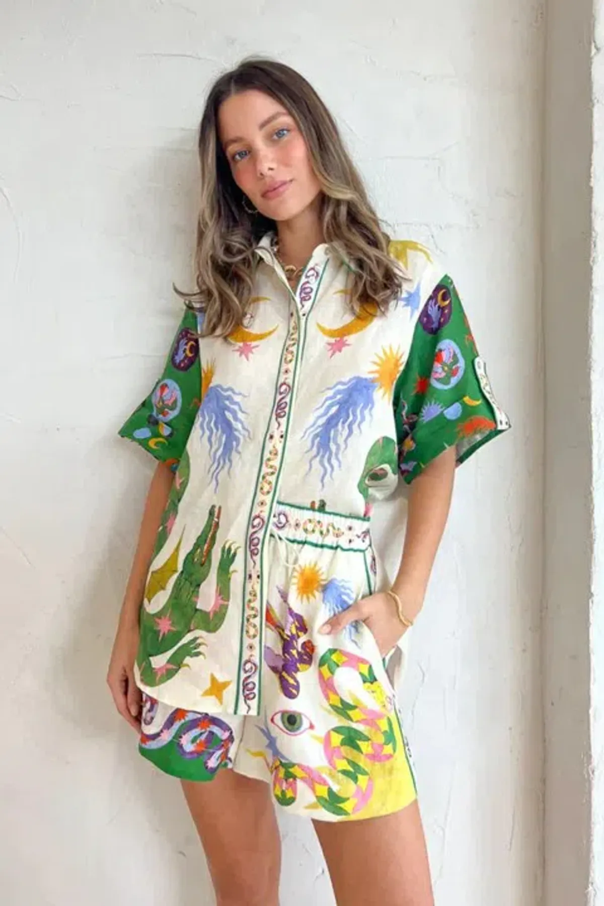 Alemais Seeker Shirt Print Size 6 and Short Print Size 6 - Image 2