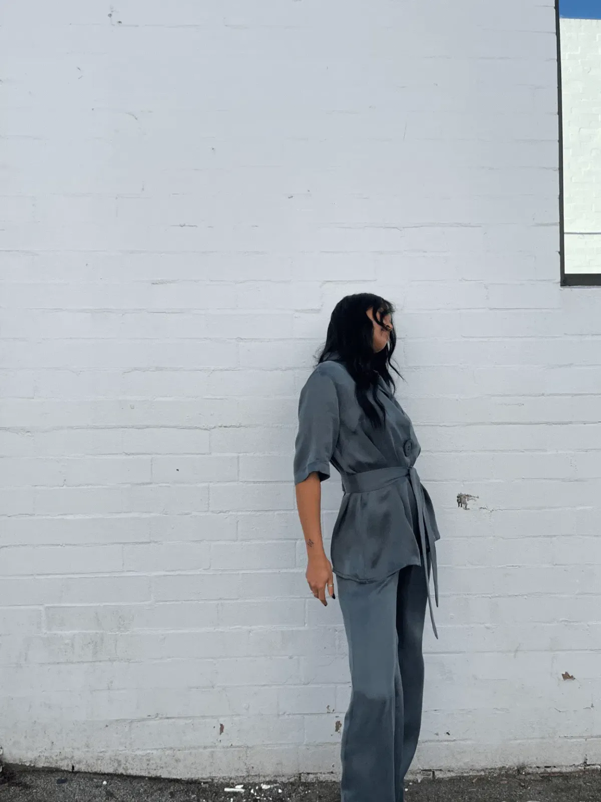 Viktoria and Woods Chorus Shirt and Pilot Pant Set in Deep Petrol Size 12/14 - Image 4