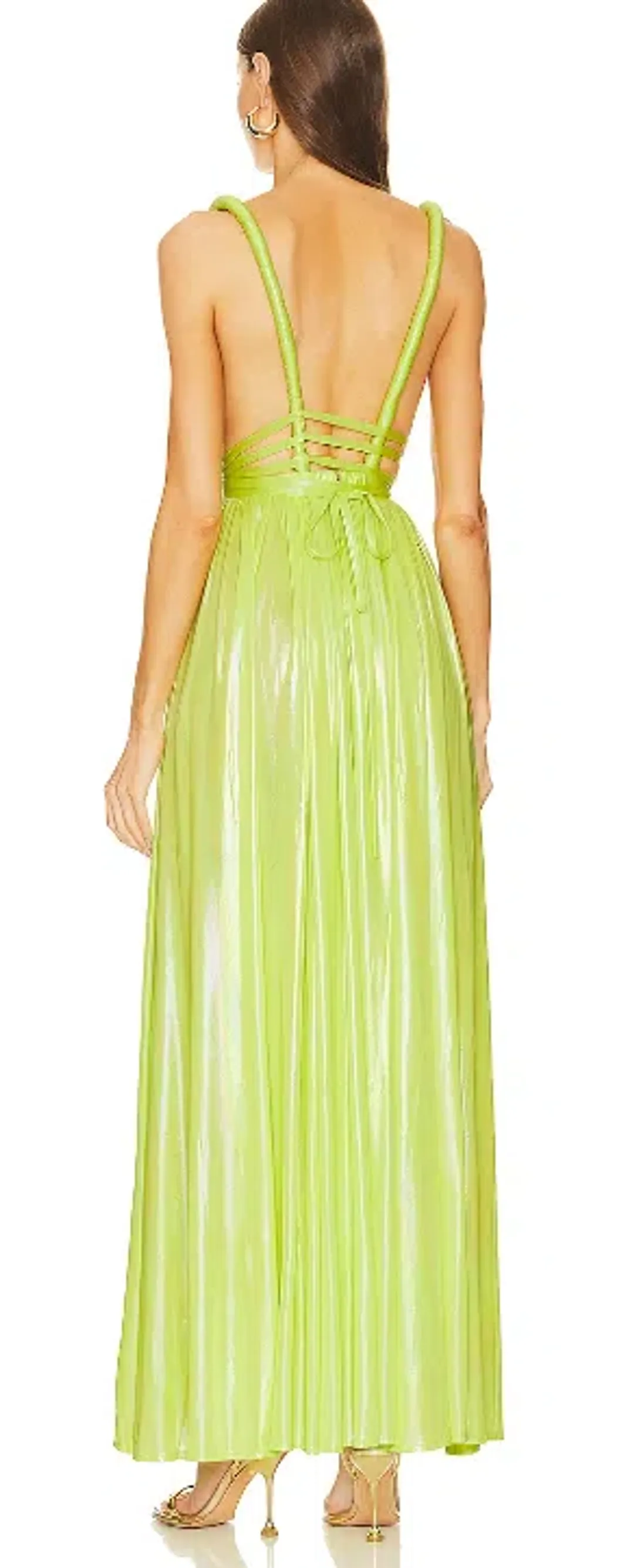 Bronx and Banco Goddess Gown Green Size S / AU 8 for rent on The Volte - main image
