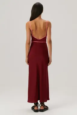MISHA Ramira Maxi Dress Wine Size 8/S for rent on The Volte - image 2