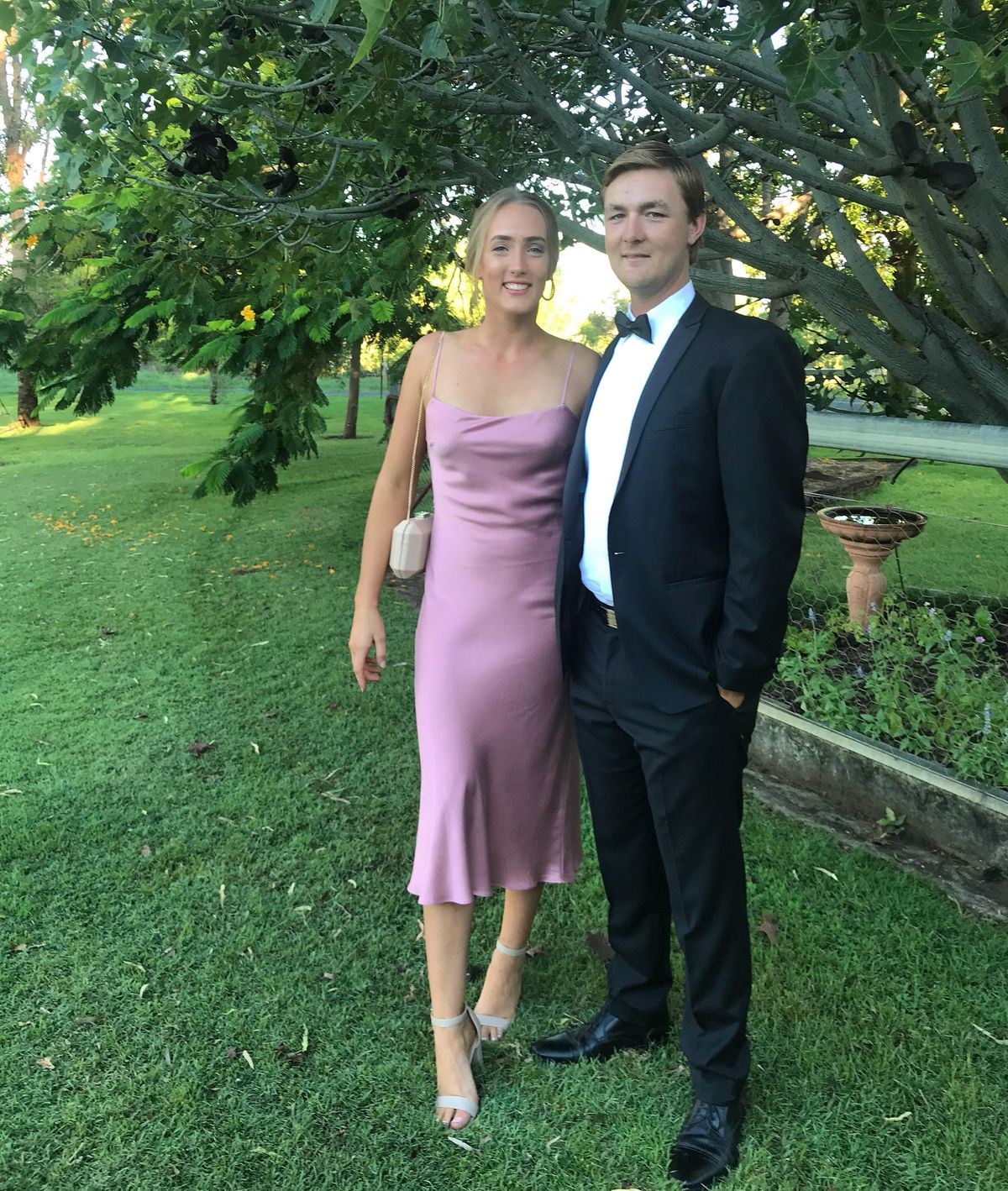 Bec & Bridge Classic Slip Midi Dress Pink 10 - Image 1