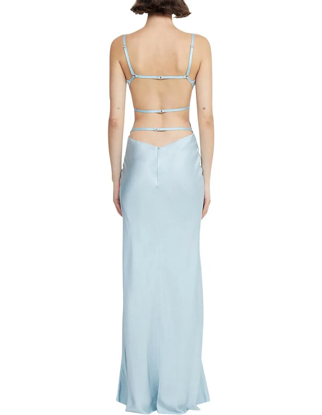 Bec & Bridge Diamond Days Strap Maxi Dress Cloud Blue Size 10 for rent on The Volte - main image