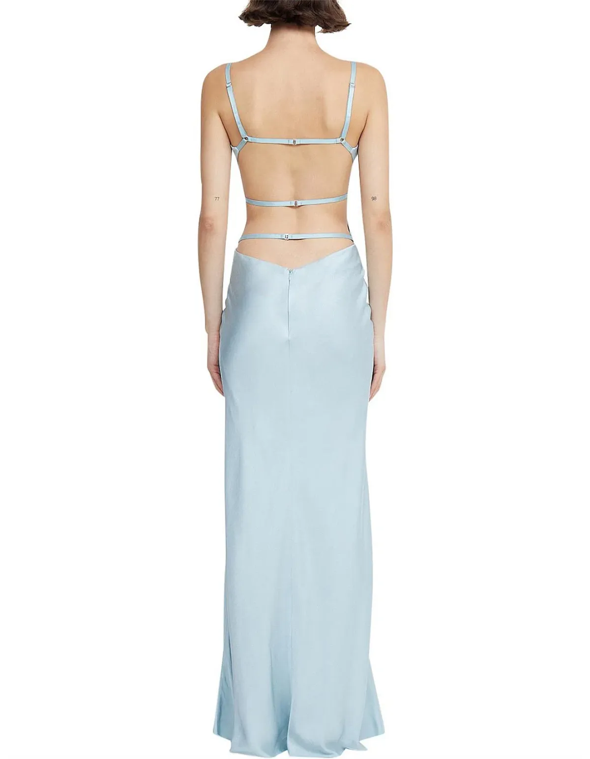 Bec & Bridge Diamond Days Strap Maxi Dress Cloud Blue Size 10 - Image 3