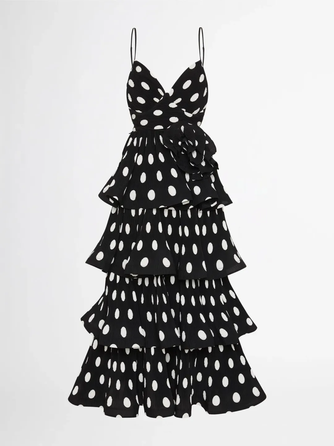 Sheike Julia Tiered Polka Dot Dress Print Size 6 for rent on The Volte - main image