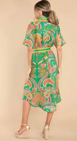 Alémais Marion Shirtdress Green Size 8 for rent on The Volte - image 7