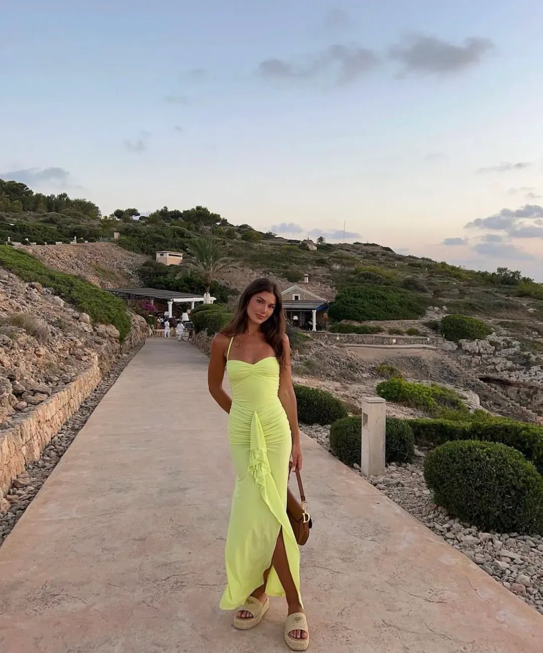 Natalie Rolt Shontae Gown Green Size 1/ AU 8 for rent on The Volte - main image