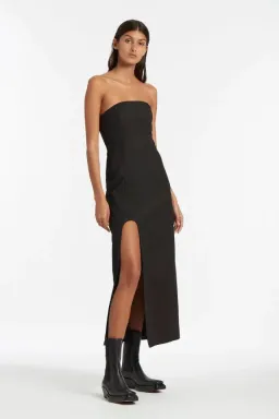 Sir the Label Marco Strapless Dress Black Size 3 / AU 12 for rent on The Volte - image 1