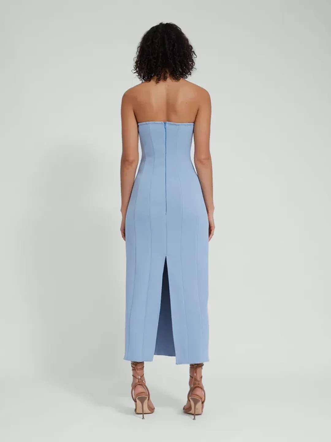 Tojha Prim Dress Blue Size 10 for rent on The Volte - main image