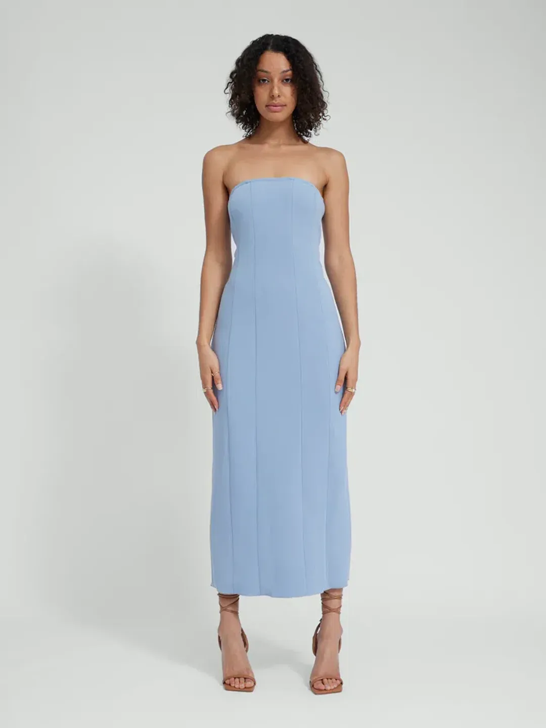 Tojha Prim Dress Blue Size 10 for rent on The Volte - main image