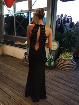 Black evening gown for rent on The Volte - image 3