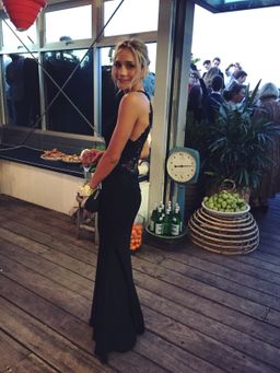 Black evening gown for rent on The Volte - image 2