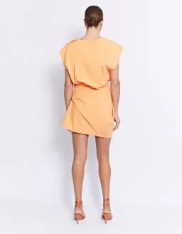 Pfeiffer Grenada Mini Twist Dress Tangerine Size 10 for rent on The Volte - image 2