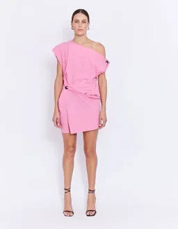 Pfeiffer Grenada Mini Twist Dress Pink Size S/Au 8 for rent on The Volte - image 1