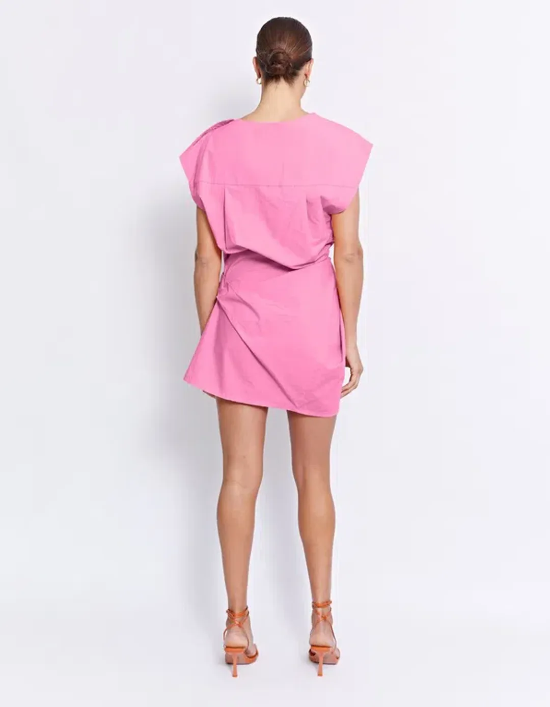 Pfeiffer Grenada Mini Twist Dress Pink Size S/Au 8 for rent on The Volte - main image