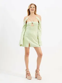 Alice McCall Night Sky Dress Lime Cream Size 8 for rent on The Volte - image 1