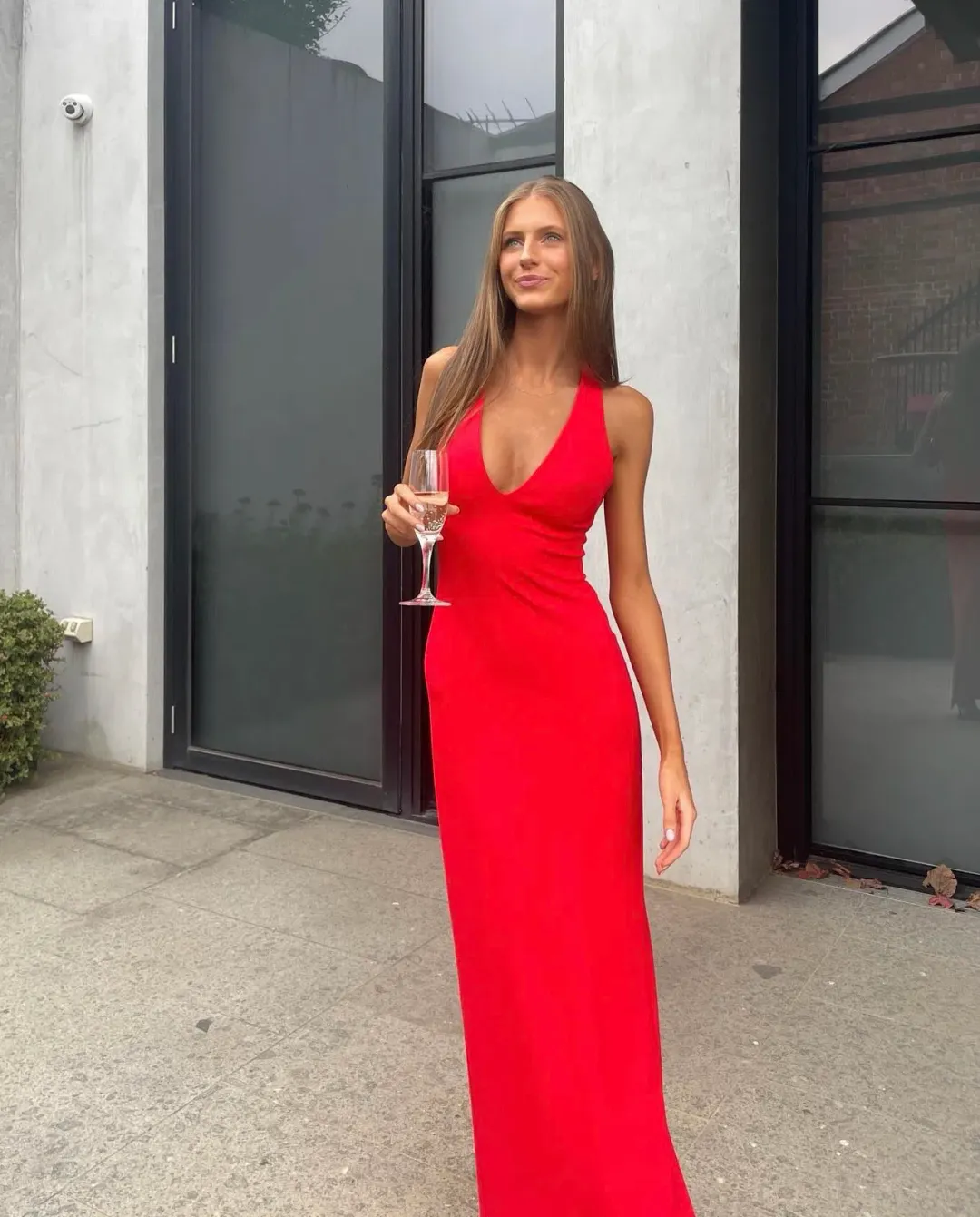 Effie Kats Eiza Gown Red Size S/Au 8 for rent on The Volte - main image