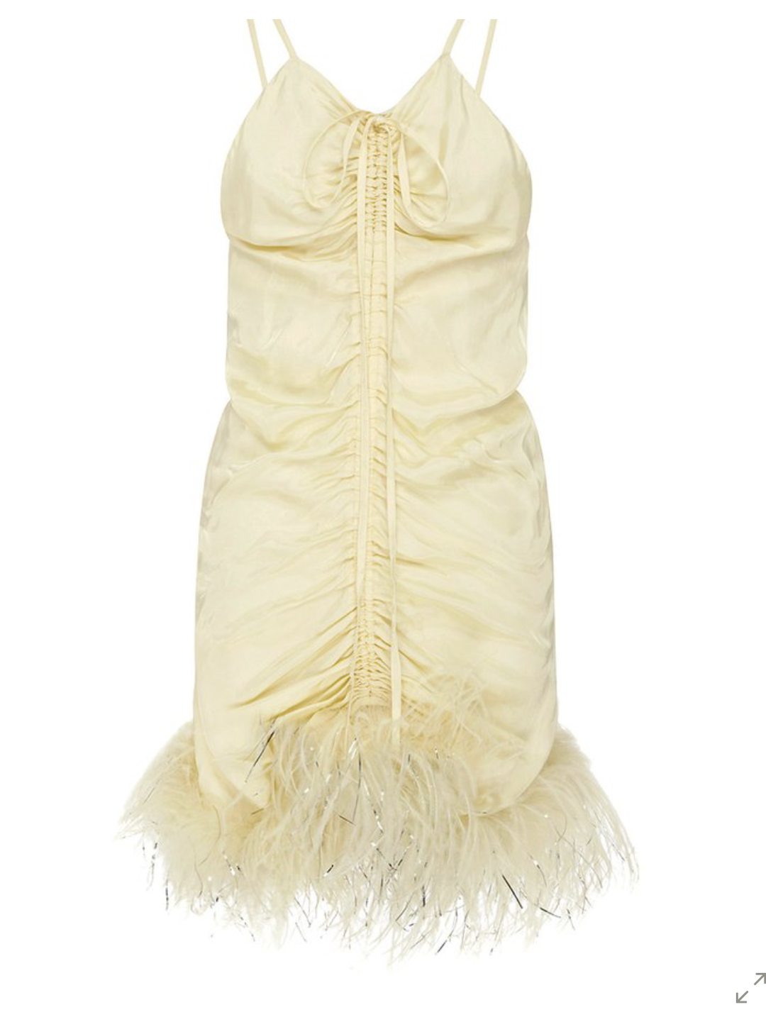 Alice Alice McCall Favour Mini Dress Yellow Size 12 for rent on The Volte - main image