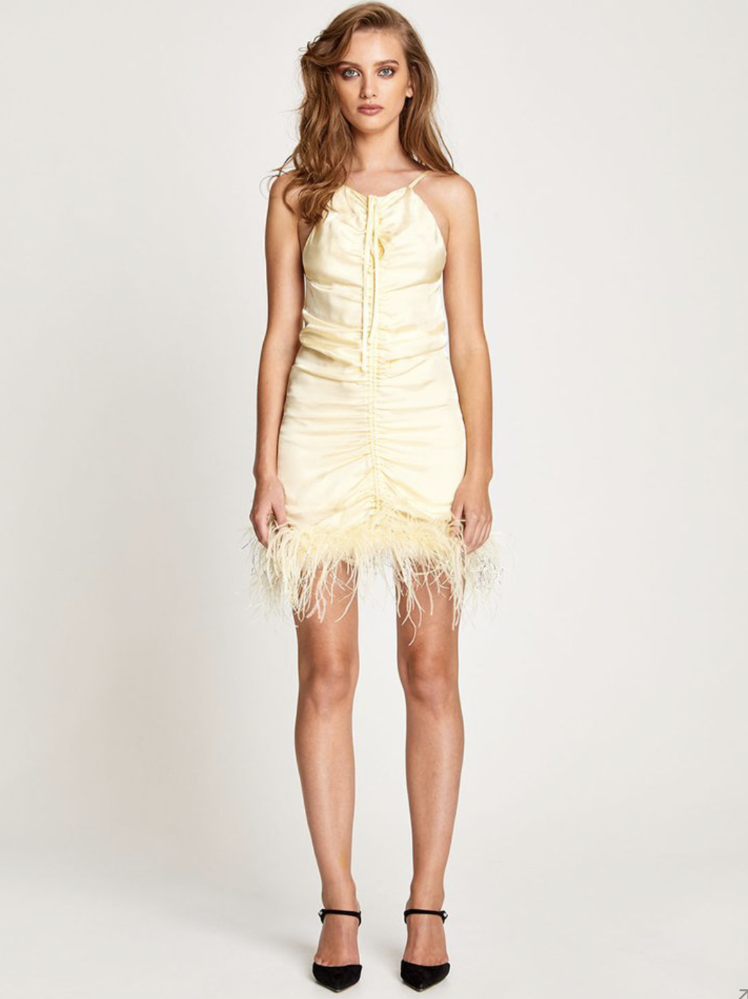 Alice Alice McCall Favour Mini Dress Yellow Size 12 for rent on The Volte - main image