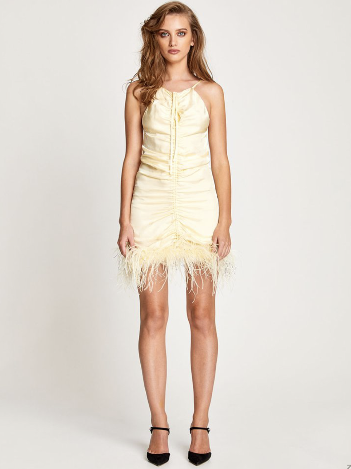 Alice Alice McCall Favour Mini Dress Yellow Size 12 for rent on The Volte - main image