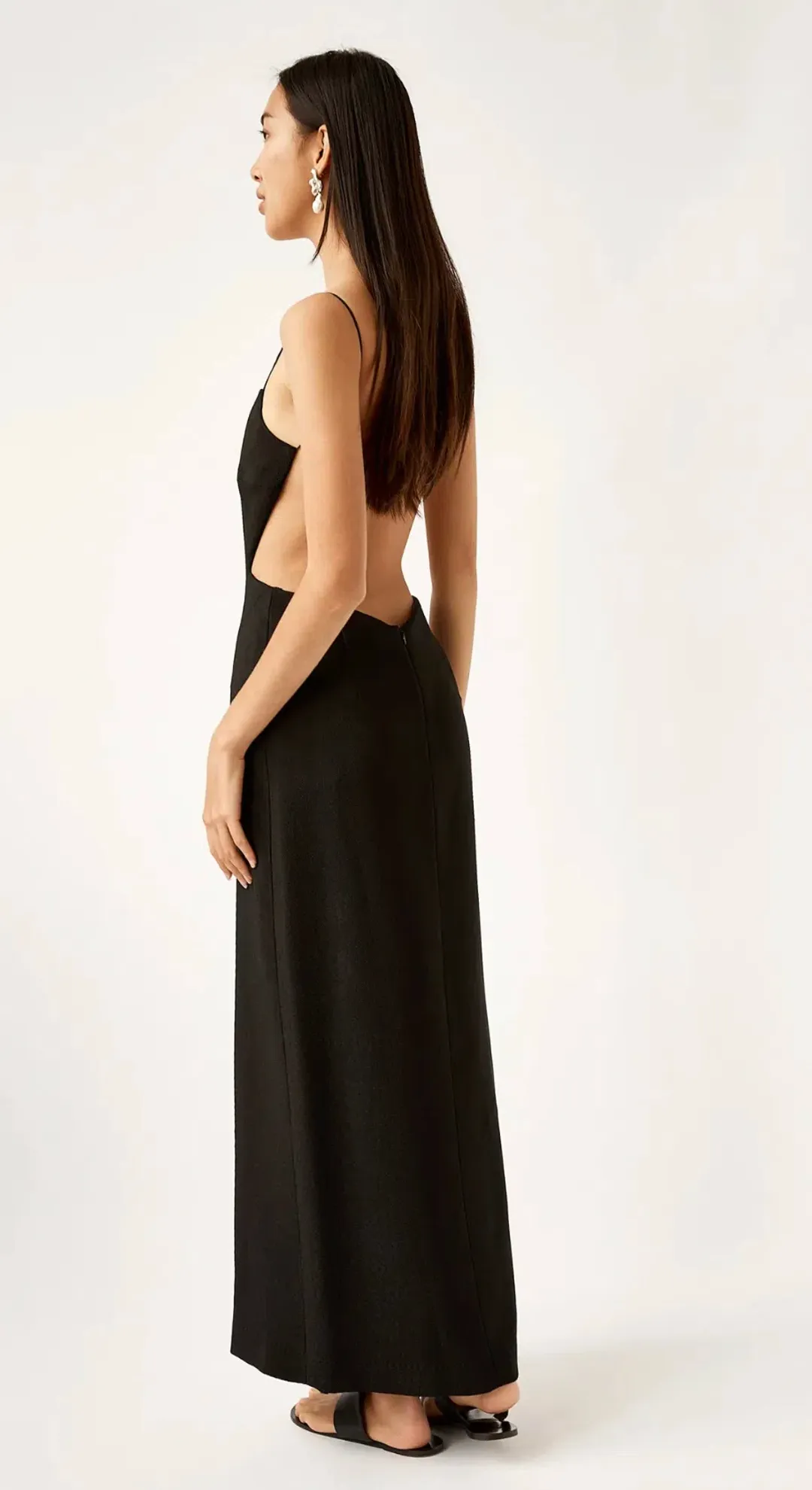 Christopher Esber Redux Backless Dress Black Size 6 for rent on The Volte - main image