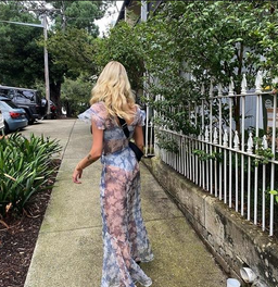 Sir The Label Anais Dress Blue Floral Size AU 10 for rent on The Volte - image 4