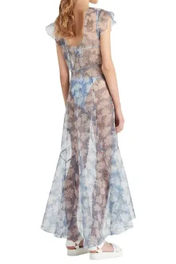 Sir The Label Anais Dress Blue Floral Size AU 10 for rent on The Volte - image 2