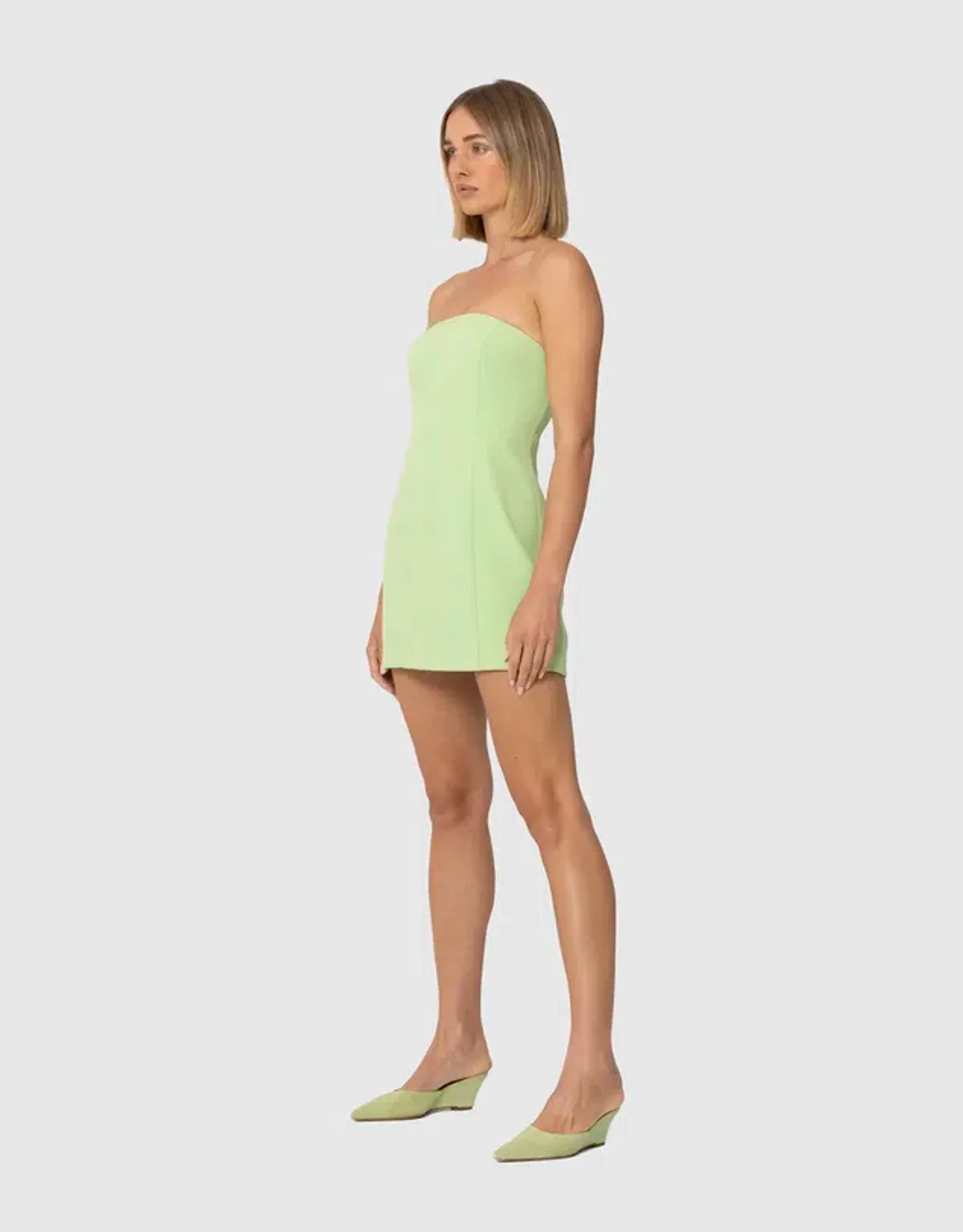 The Wolf Gang Ravello Mini Dress Mint Green Size XS / AU 6 - Image 6