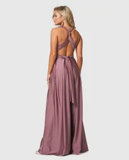 Tania Olsen Petra Formal Jumpsuit Tea Rose Size 8 for rent on The Volte - image 3