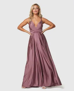 Tania Olsen Petra Formal Jumpsuit Tea Rose Size 8 for rent on The Volte - image 1