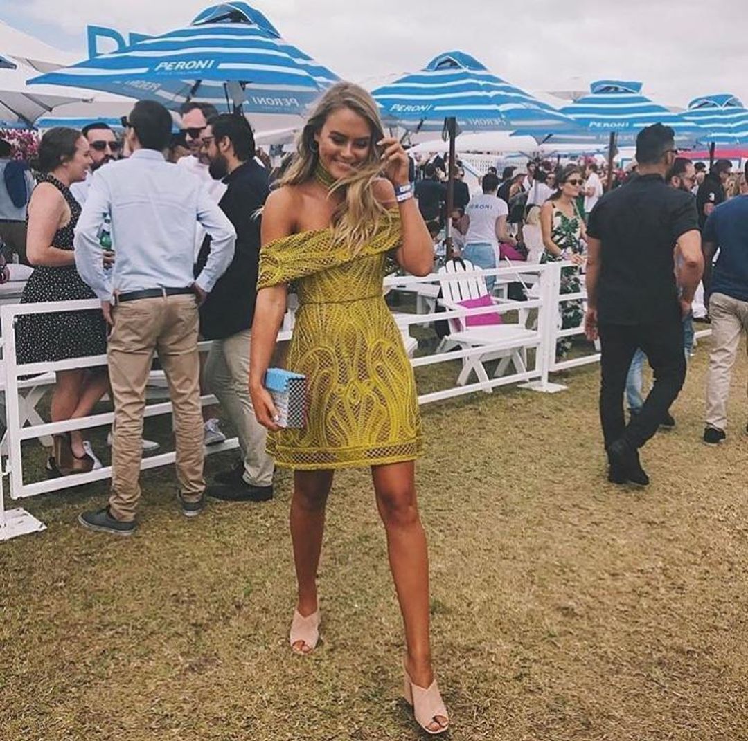 Thurley Ravello Mini Dress Yellow Size 10 for rent on The Volte - main image