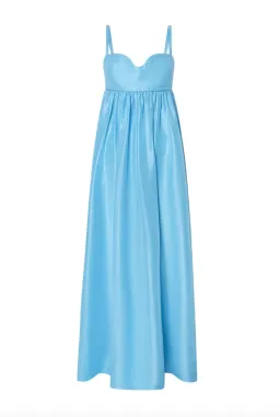 Oroton Bodice Detail Gown Lake Blue Size 12 for rent on The Volte - image 7