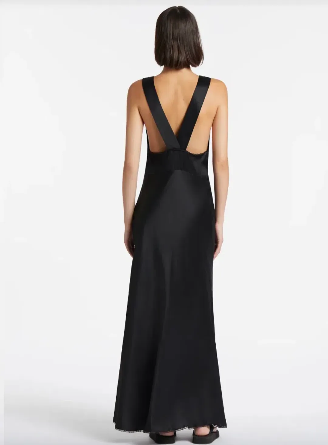 Sir The Label Aries Cut Out Gown Black Size 1 / AU 8 for rent on The Volte - main image