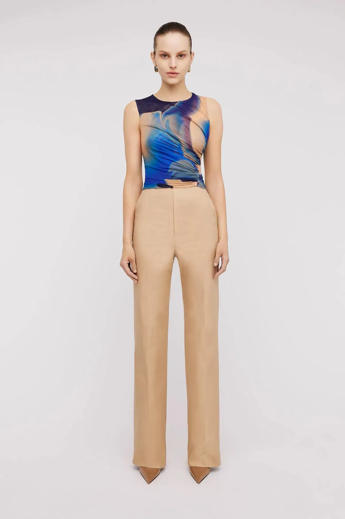 Scanlan Theodore Watercolour Top Cobalt Size 6 - Image 1