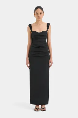 Sir the Label Azul Black Balconette Gown Black Size 2/AU 10 for rent on The Volte - image 1