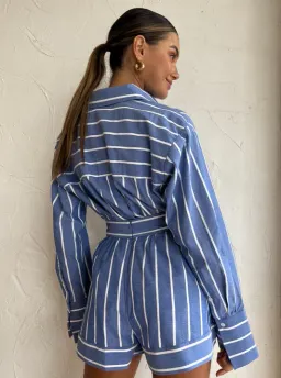 Shona Joy Kimberley Set Blue Print Size 8 for rent on The Volte - image 2