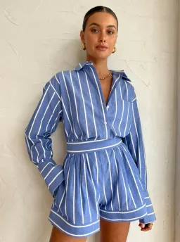 Shona Joy Kimberley Set Blue Print Size 8 for rent on The Volte - image 1