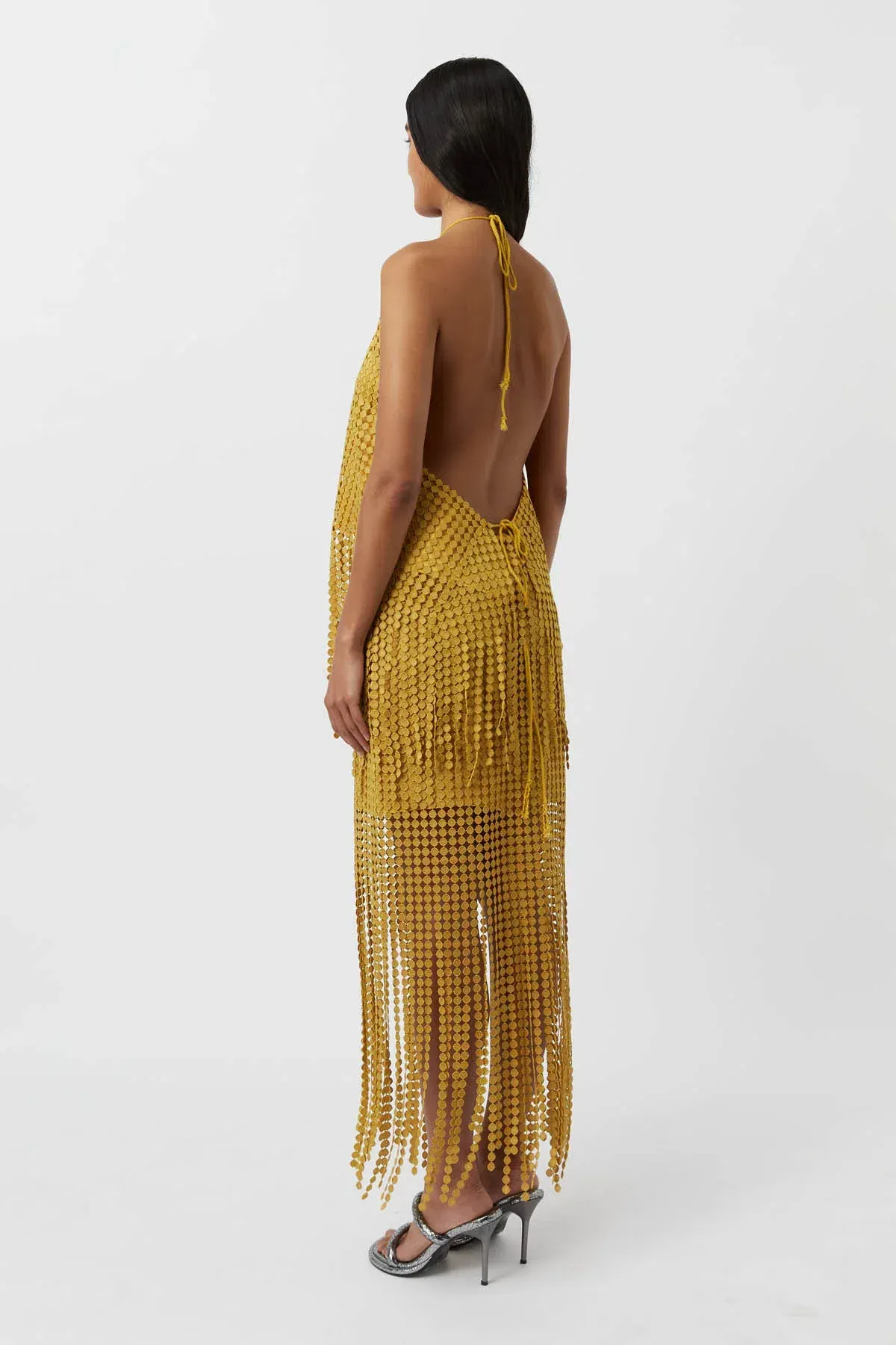 Camilla and Marc Freya Lace Skirt Citron Yellow Size 8 - Image 2