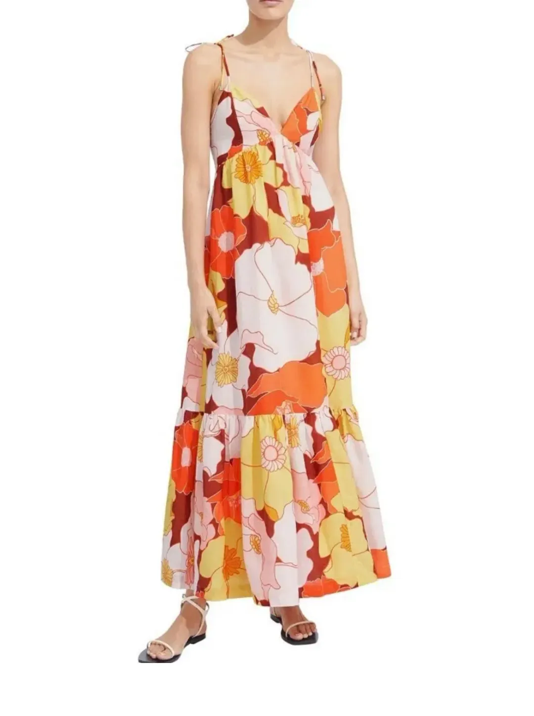 Steele Farida Dress Multi Floral Size Small/ Au 8 for rent on The Volte - main image