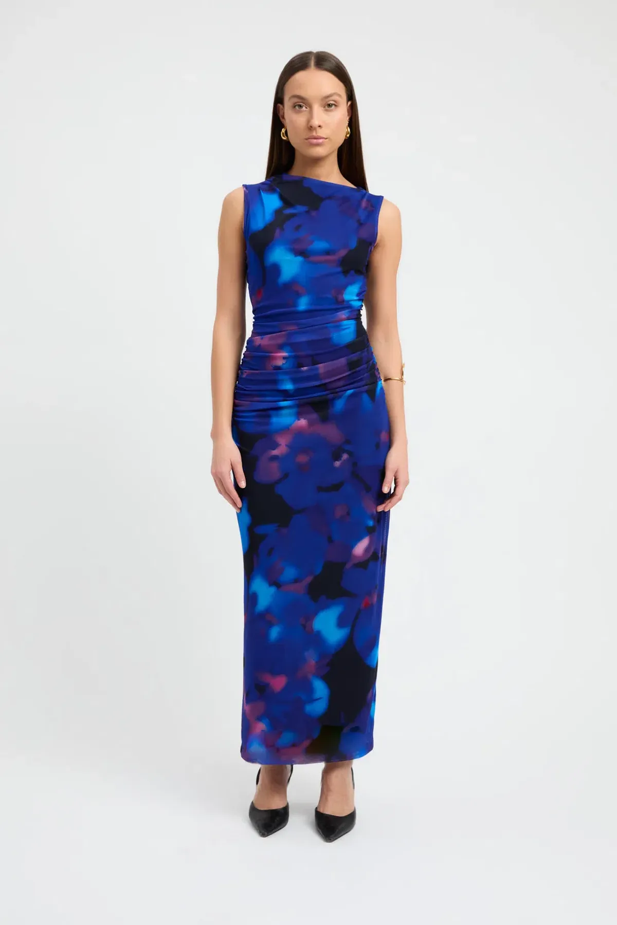 Kookai Dusk Midi Dress Multi Size 12 - Image 1