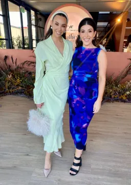 Kookai Dusk Midi Dress Multi Size 12 for rent on The Volte - image 3