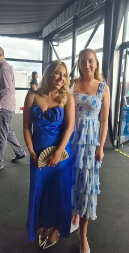 Rachel Gilbert Ryder Dress Saphire Size 12 for rent on The Volte - image 4