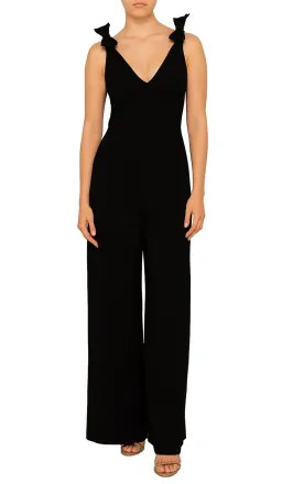 Zimmermann Wide Leg Jumpsuit Black Size 1 / AU 10 for rent on The Volte - image 2