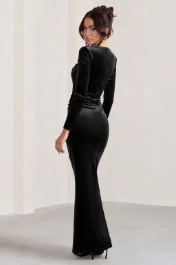 Club L London Fay Dress Black Size 12 for rent on The Volte - image 3