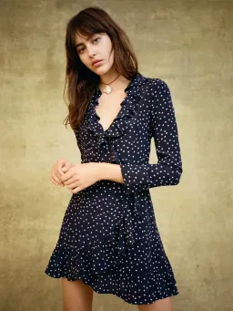 Realisation Par The Alexandra Mini Dress Navy Star Size M / AU 10 for rent on The Volte - image 2