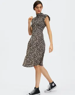 La Double J Bon Ton Dress Leopard Print Size 10 for rent on The Volte - image 1